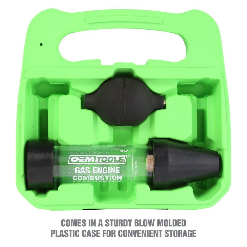 OEMTOOLS 37145 Combustion Leak Detector, Plastic and Rubber Tester for