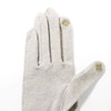 Glove Depot Organic Cotton UV Gloves, 5-fingers, Luoyang Dyeing, Mother's