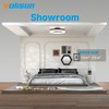 VOLISUN Low Profile Ceiling Fans with Lights and Remote, 19.7in