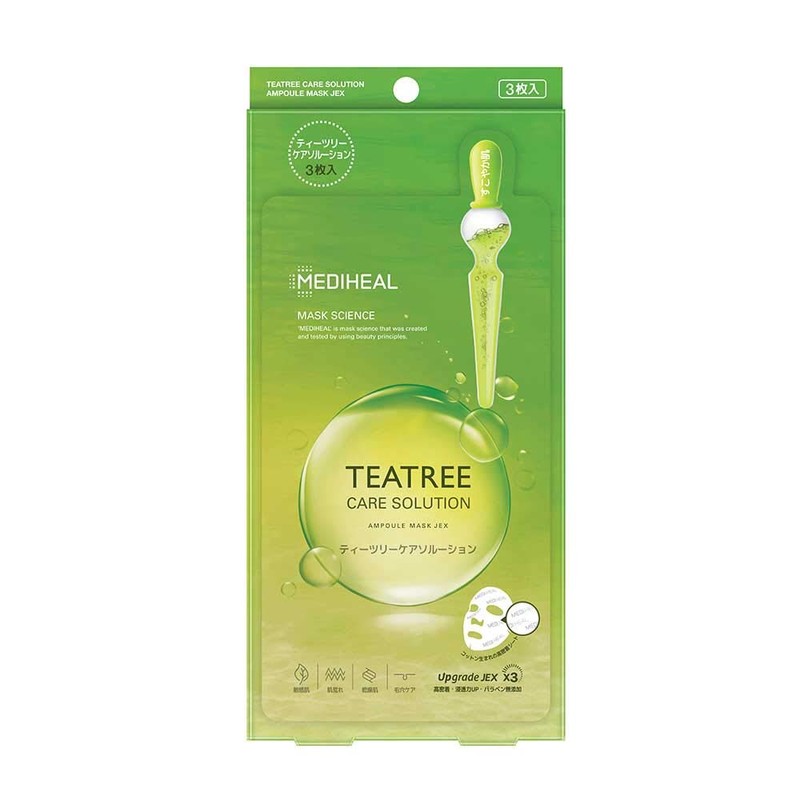 MEDIHEAL Tea Tree Care Solution Ampoule Mask JEX 3 Pack