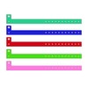100 Vinyl Wristbands L-shaped (Neon Green)