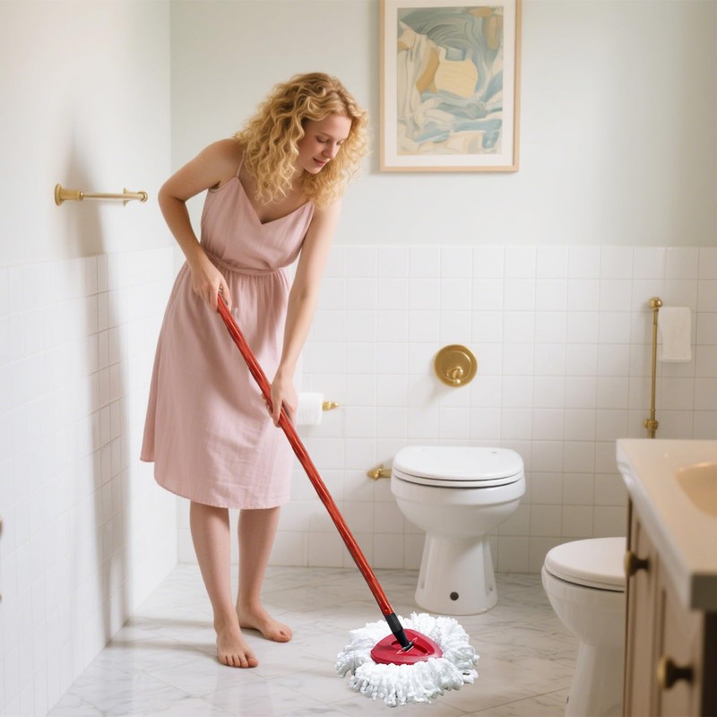 5PCS Spin Mop Replacement Head Compatible with Ocedar EasyWring 1-Tank