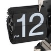Retro Digital Flip Down Clock Flip Desk Clock Mechanical Battery