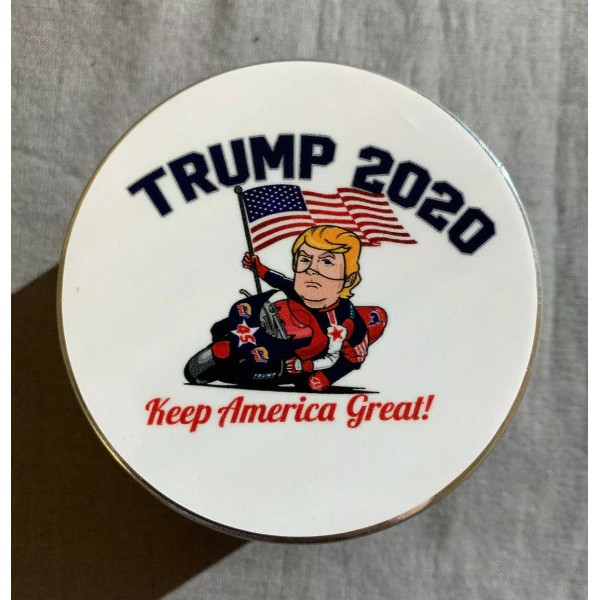 Trump 2020 D3 Themed Aluminum Herb Grinder 56mm 4 Piece