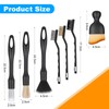 JIZZU Cleaning Brush Car, 8 Pieces Car Detailing Brush Set,