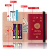 SZSL Passport Case, Skimming Prevention, High-grade PU Leather, Multi-functional Storage
