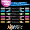 Faber-Castell Shake & Paint Markers: Metallic - 6 Count Dual