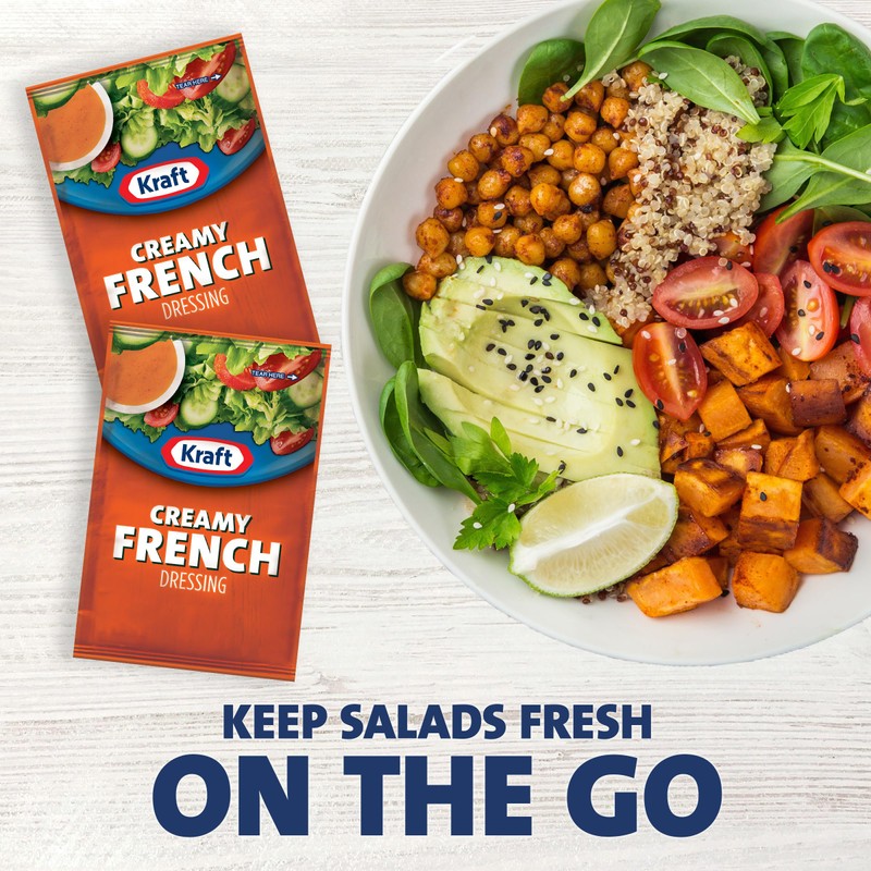 Kraft Creamy French Salad Dressing Single Serve Packet (1.5 oz