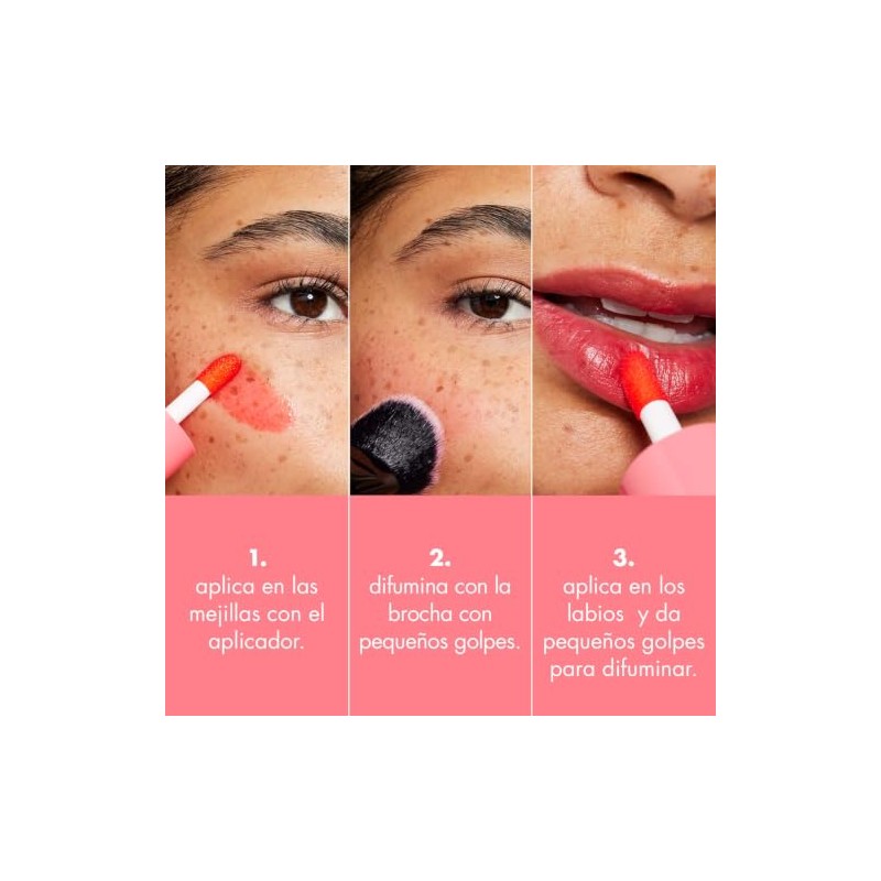e.l.f. Cosmetics Sheer For It Rubor Líquido Traslúcido Ciruela Profunda