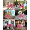 CuteBone Two Piece Dog Sports Dress Athleisure Puppy Valentines Skirt