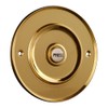 Polished Brass 100mm Dia Bell Push with China Press