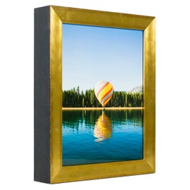Craig Frames Siena, Contemporary Gold Picture Frame, 5 by 7-Inch