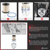 PTNHZ Billet Aluminum Cap W/Drain Plug Fuel Filter Housing Compatible