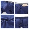 BRODDLE Men's Butt Padded Underwear Breathable Microfiber Modal Trunks Navy