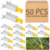 Tondiamo Chain Link Insulator Electric Fence Stainless Steel Insulator T