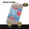 Gözze - Geschirrtuch-Set, 3-teilig, Mikrofaser-Poliertuch, 50 x 70 cm -