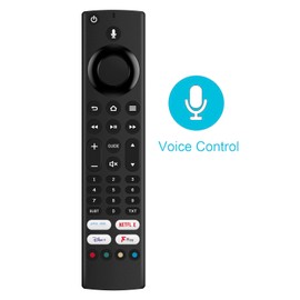 VINABTY Fire Replacement Voice Remote Control fit for TCL QLED Television, 4K Ultra HD CF63K Series 55CF630K 50CF630K