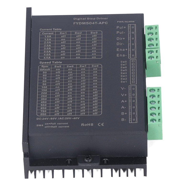 CNC Stepper Motor Driver Adjustable Digital Stepper Controller for 56mm
