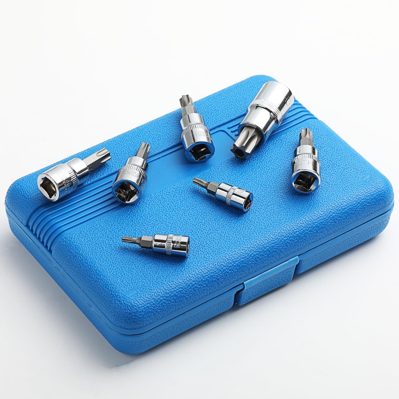 Bates- Torx Bit Socket Set, 13 pcs, TT8-TT60, 1/4" 3/8"