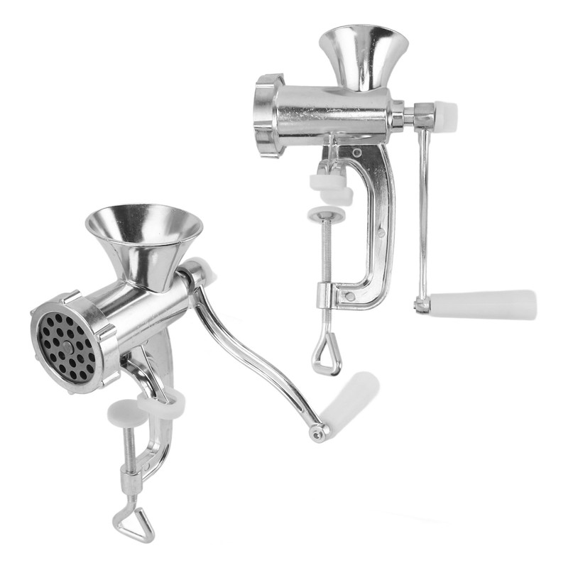 Aluminum Alloy Manual Meat Grinder Sausage Stuffer Hand Crank Meat