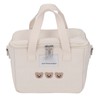 Diaper Shoulder Bag Oxford Cloth Large Capacity Embroidery Bear Pattern