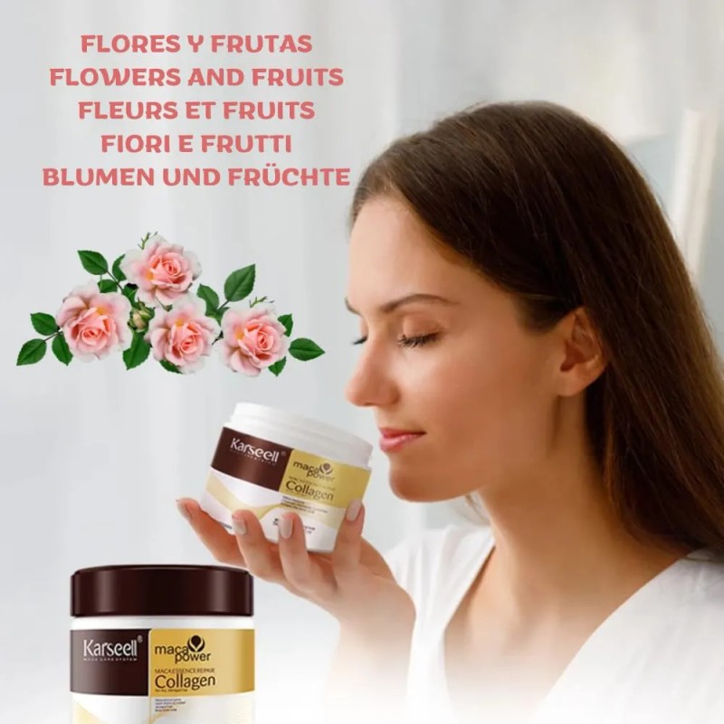 Tratamiento Capilar Karseell Collagen Deep Repair Con Aceite