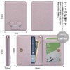 Shirizu Pass Case, Commuter Pass with Reel (MMTZBKBJKSSDGS), smoke purple