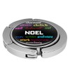Taschenhalter Positive Eigenschaften Personalisiert mit Namen Noel printplanet Chrom