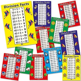 11 Division Facts Maths Childrens Pupils School Classroom Display Wall Poster A4 Primary Teaching Services
