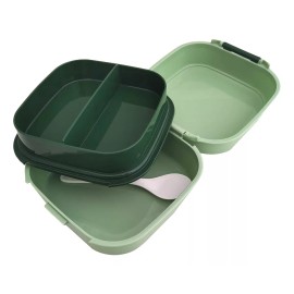 Lecute Lonchera Kawaii 2 Pisos Escolar Comida Lunch Libre Bpa