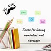Mr. Pen Sticky Notes - 1.5'x2', 2160 Sheets, Pastel, Small,