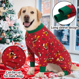 Axcimond Dog Recovery Suit for After Surgery Female/Male Post-Operative Dog Onesie Post Spay Neuter Dog Bodysuit After Surgery Dog Surgical Suit Abdominal Wounds Protector Cone E-Collar Alternative