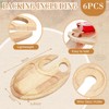SiliFine 6 Pcs Wine Appetizer Plates with Wine Glass Holder