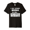 A Day Without Bridge Is Like Gift Funny Tee Bridge