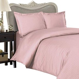 Luxurious PINK Solid Solid/Plain, CAL KING Size, 1000 Thread Count Ultra Soft Single-Ply 100% Egyptian Cotton, Extra Deep Pocket Four (4) Piece Bed Sheet Set with 2 Pillow Cases 1000TC