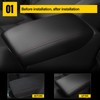 AOMSAZTO Leather Center Console Cover for Honda Civic 2015 2014