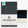 Utopia Bedding Jersey Fitted Sheet, Anthracite, 160 x 200 cm