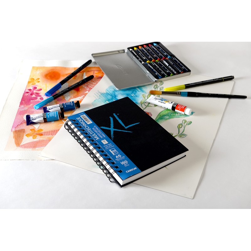 CANSON XL Textured Mixed Media Paper 160gsm A5 Medium Grit