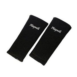 Playwell Martial Arts Black Elasticated Full contact Padded Both sides Forearm Guards - Medium
