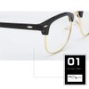 Myopia Myopia Glasses with Dioptres -3.50 for Men Women Stylish