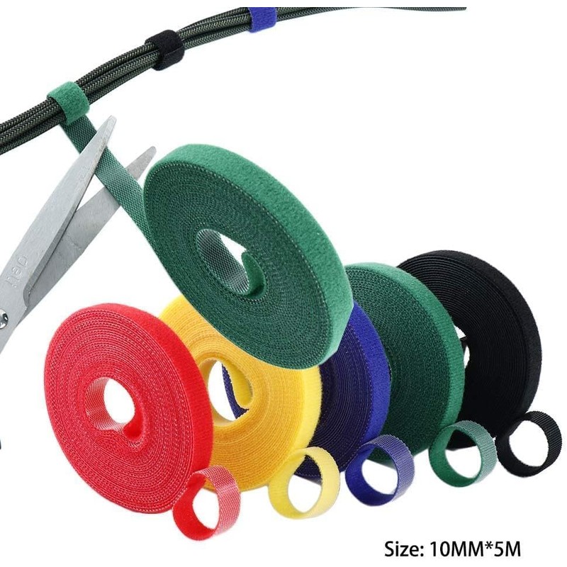 Binding Bands Hook and Loop Cable Bands, Can Be Cut