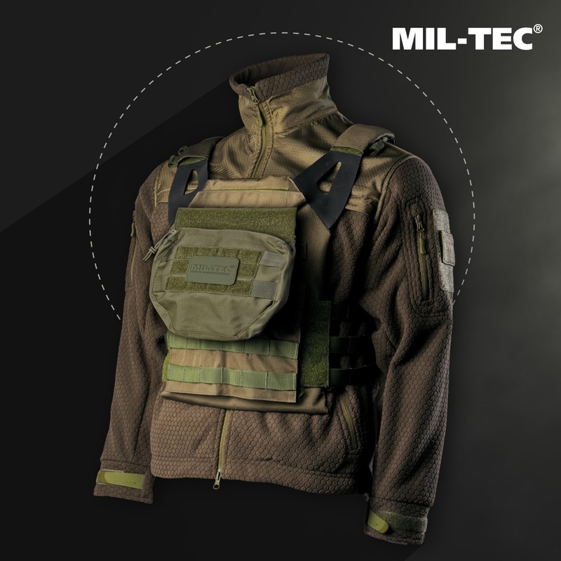 MIL-TEC Drop Down Pouch with MOLLE System for Plate Carrier