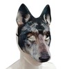 Qianly Wolf Head Mask Wolf Cover for Fancy Dress Party