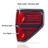 G-PLUS Pickup Rear Tail Lights Compatible With 2009-2014 Ford F150
