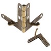 20pcs 90° Angle Support Spring Cabinet Hinges Set for Small