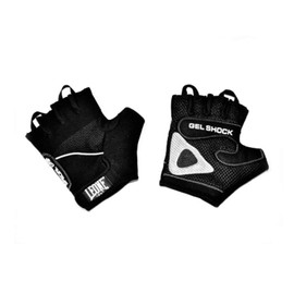 LEONE 1947, Gym Gloves, Unisex Adult, Black, M, AB712