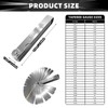Fillet Weld Gauge Set for Professional Welding Inspection 7 Pcs