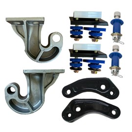 For Peterbilt Hood Parts Lower Hood Pivot Kit and Engine Hood Hinge Pivot Bushing Bolt and Bracket Mount Kit for Peterbilt 377 378 379 Accessories Replac 13-04154 13-04164 13-04626
