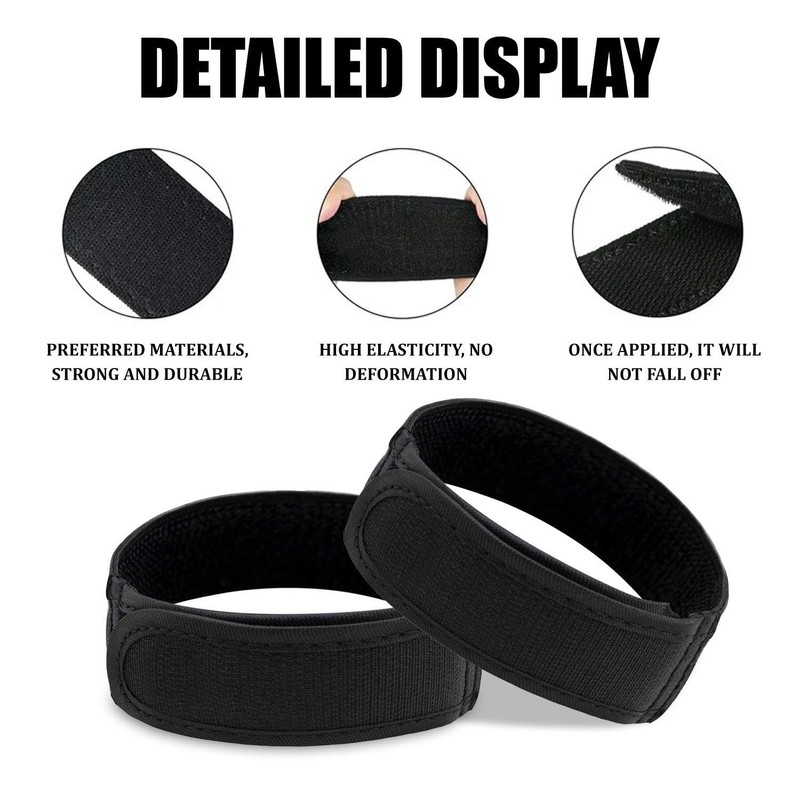 Pack of 4 Buckle-less Belts, Elastic Waistband, Adjustable Belt, Practical