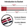 Fyimxsc 3 Pack ON OFF Round Rocker Switches with Wire